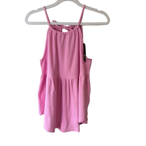 No Boundaries Y2K Pink Tank Top S